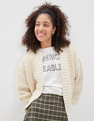AE Chunky Cardigan | American Eagle Outfitters (US & CA)
