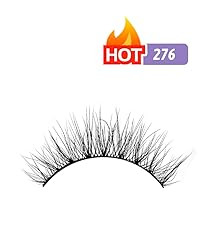 GAQQI False Eyelashes Wispy Lashes Strips Lashes, Wispy Fake Eyelashes Kit With Lash Glue, Reusab... | Amazon (US)