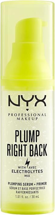 NYX PROFESSIONAL MAKEUP Plump Right Back Plumping Serum & Primer, With Hyaluronic Acid | Amazon (US)