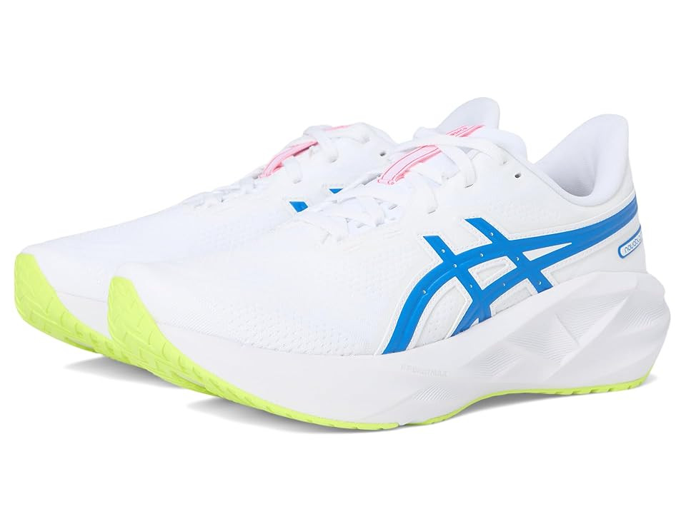 ASICS Novablast 5 ATC Women's Shoes White/Tuna Blue : 11 B - Medium, Synthetic | Zappos