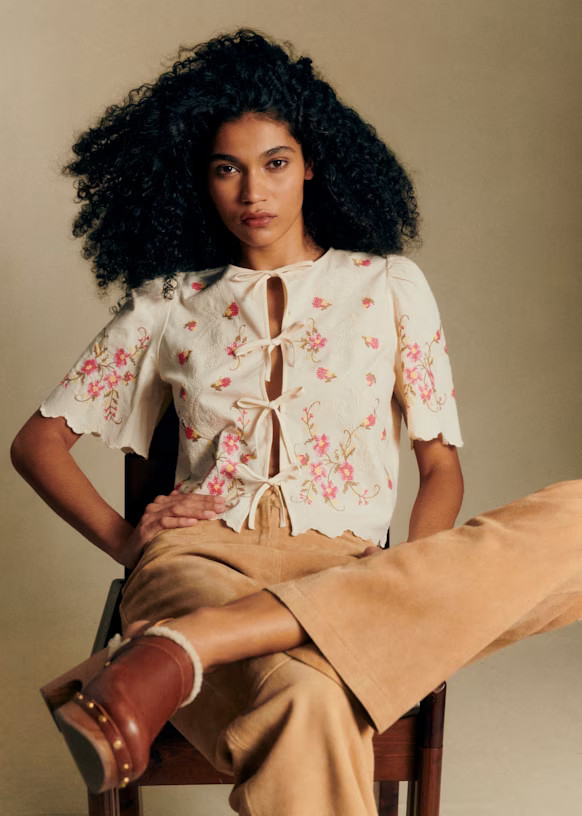 Zelia Blouse - Sézane x Andion | Sezane Paris - US