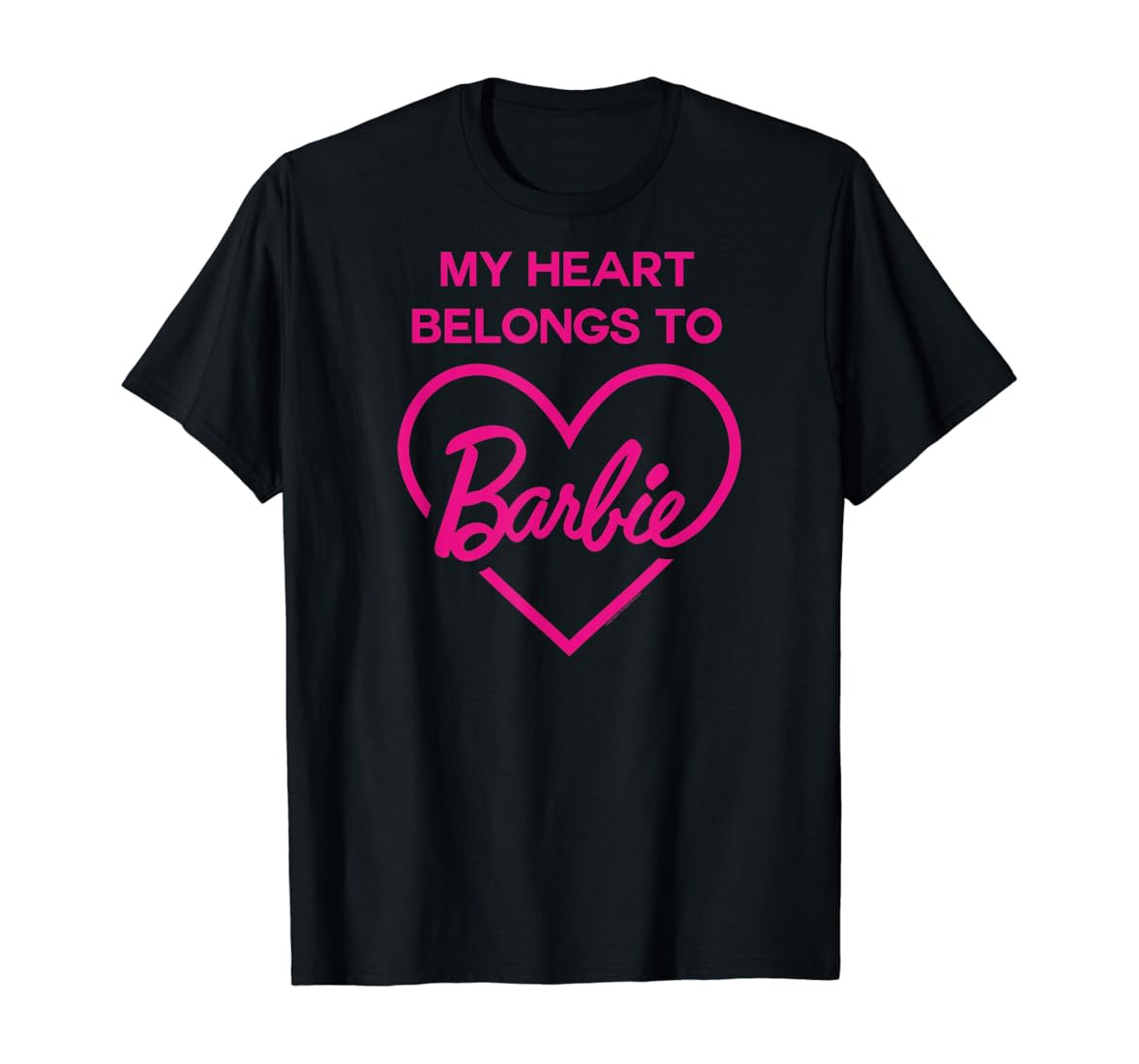 Barbie: My heart belong to Barbie T-Shirt | Amazon (US)