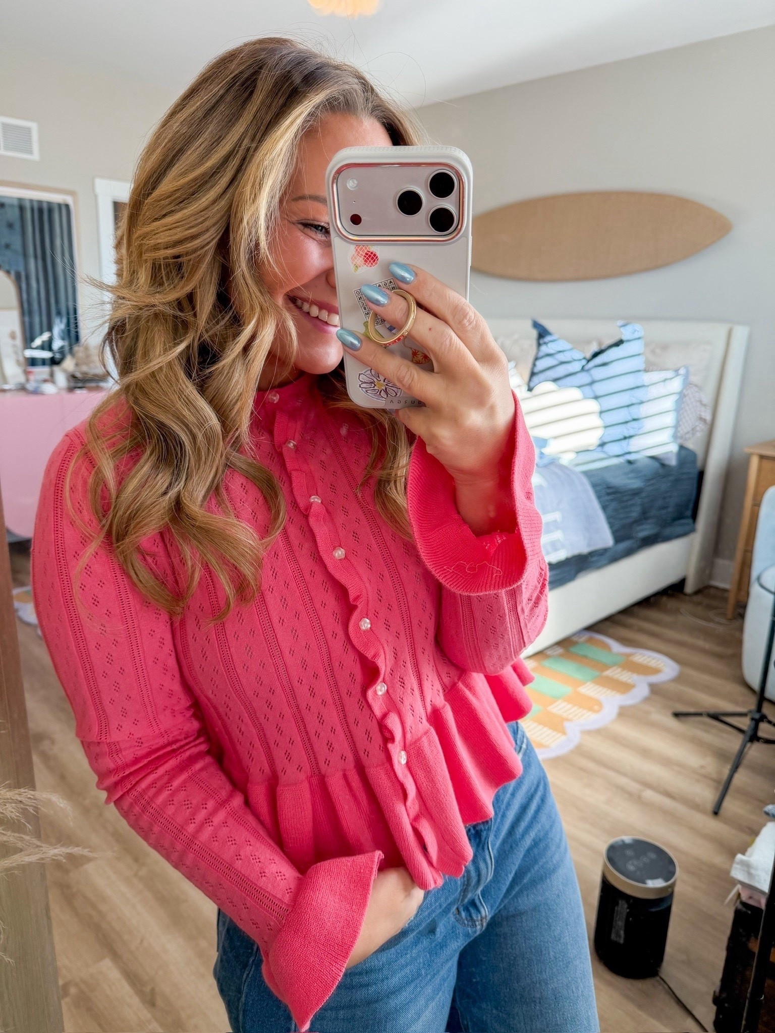 Felt so girly and feminine in this sweater 🦞💗💐 perfect to grab for Valentine’s Day!!! 

valentines day sweater, valentines day outfit, pink valentines day sweater, women’s fashion, chic style, v day look, girly sweater, ootd 

#LTKValentine #LTKootd #LTKSeasonal