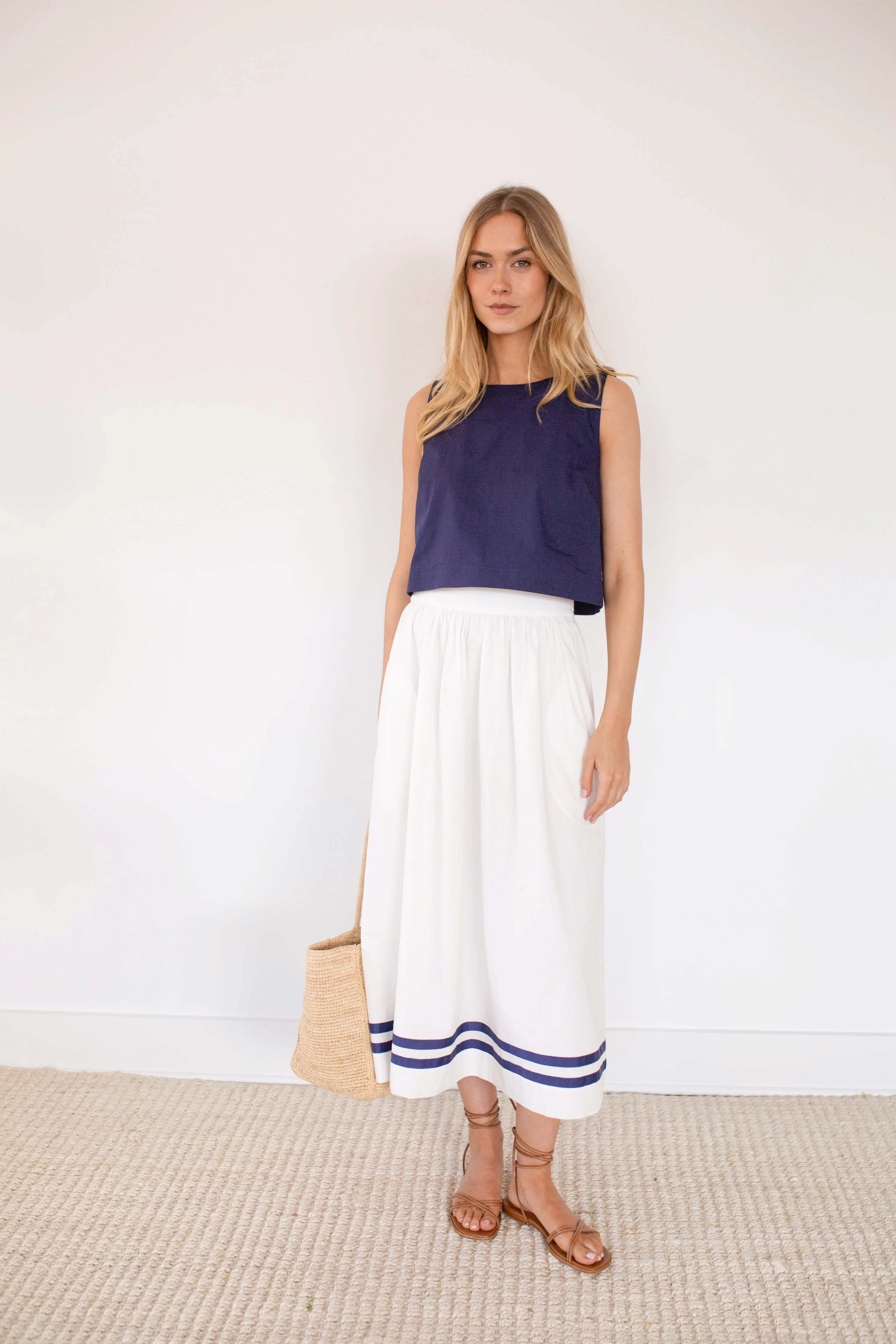 Josie Tank - Navy | Marea