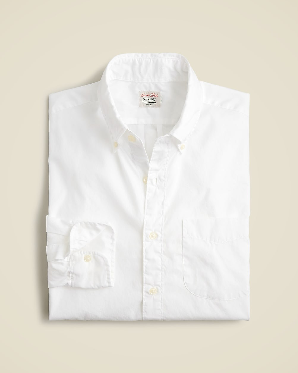 Secret Wash cotton poplin shirt | J. Crew US