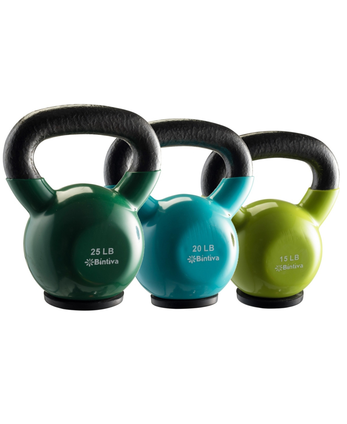 Bintiva Kettle Bell Set - 15lbs, 20lbs, 25lbs | Macy's