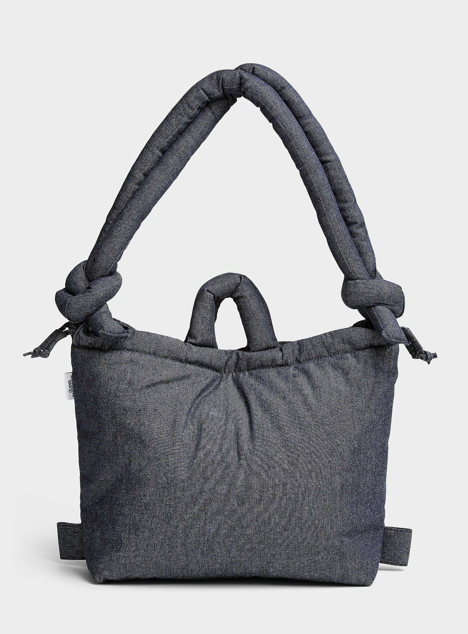 Ölend - Ona denim padded tote (Women, Blue, ONE SIZE) | Simons