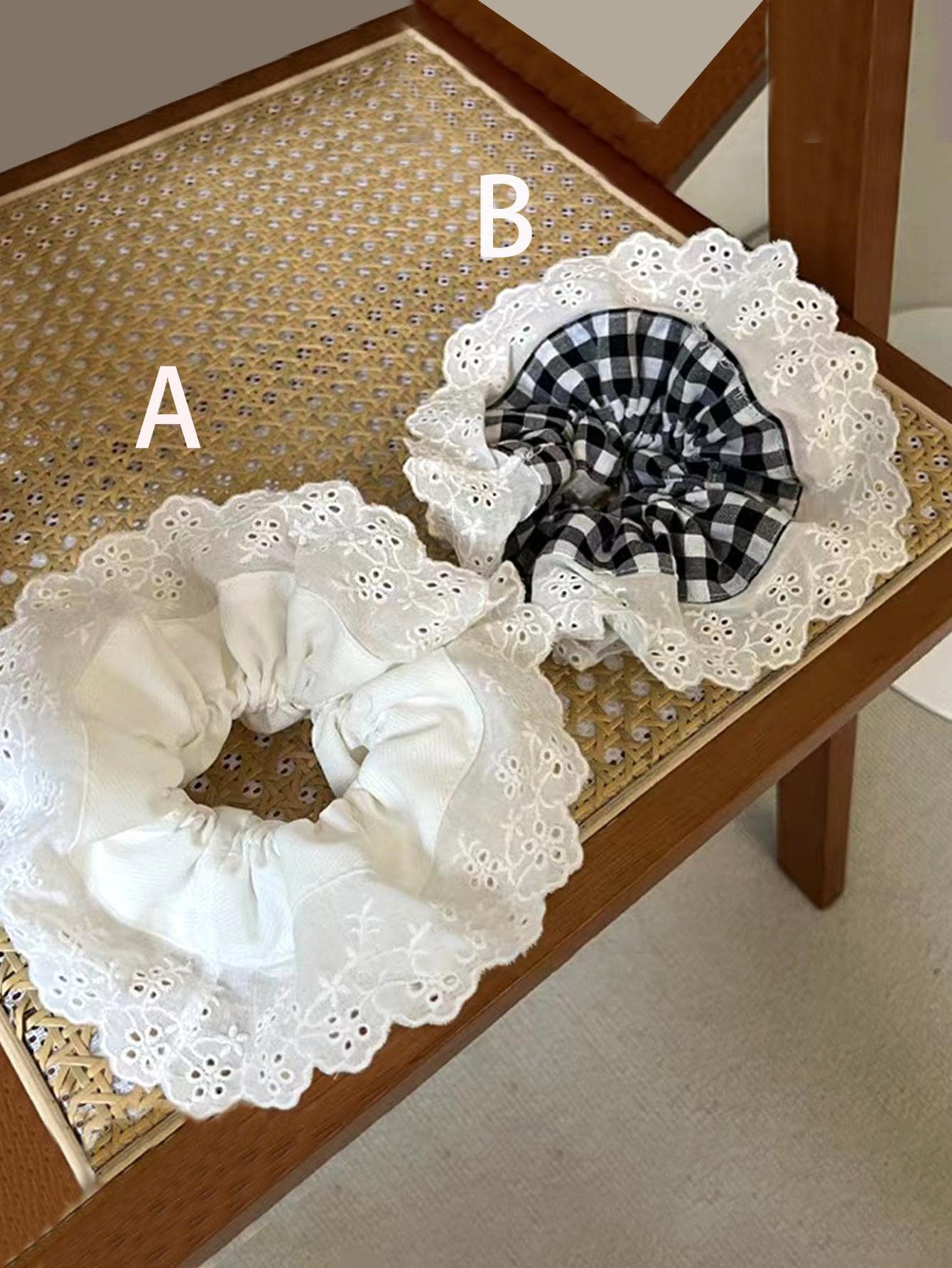 1pc Plaid Pattern Scrunchie Elegant | SHEIN