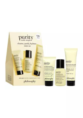 Purity Made Simple Cleanse, Purify, Hydrate Mini Set | Belk