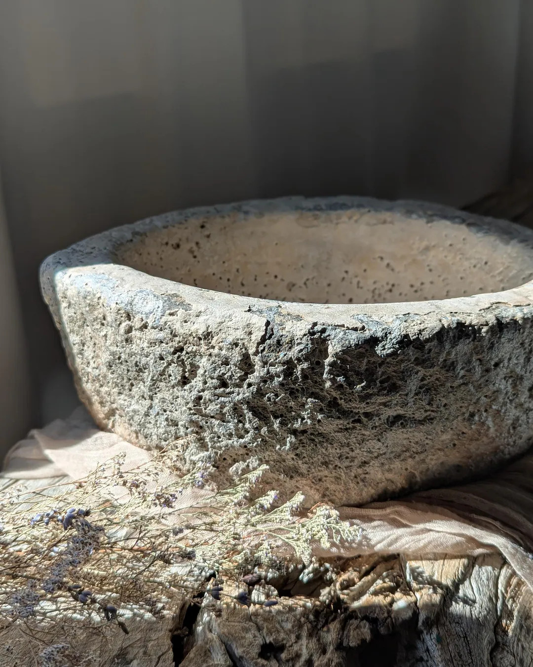 Vintage stone bowl | Etsy (US)