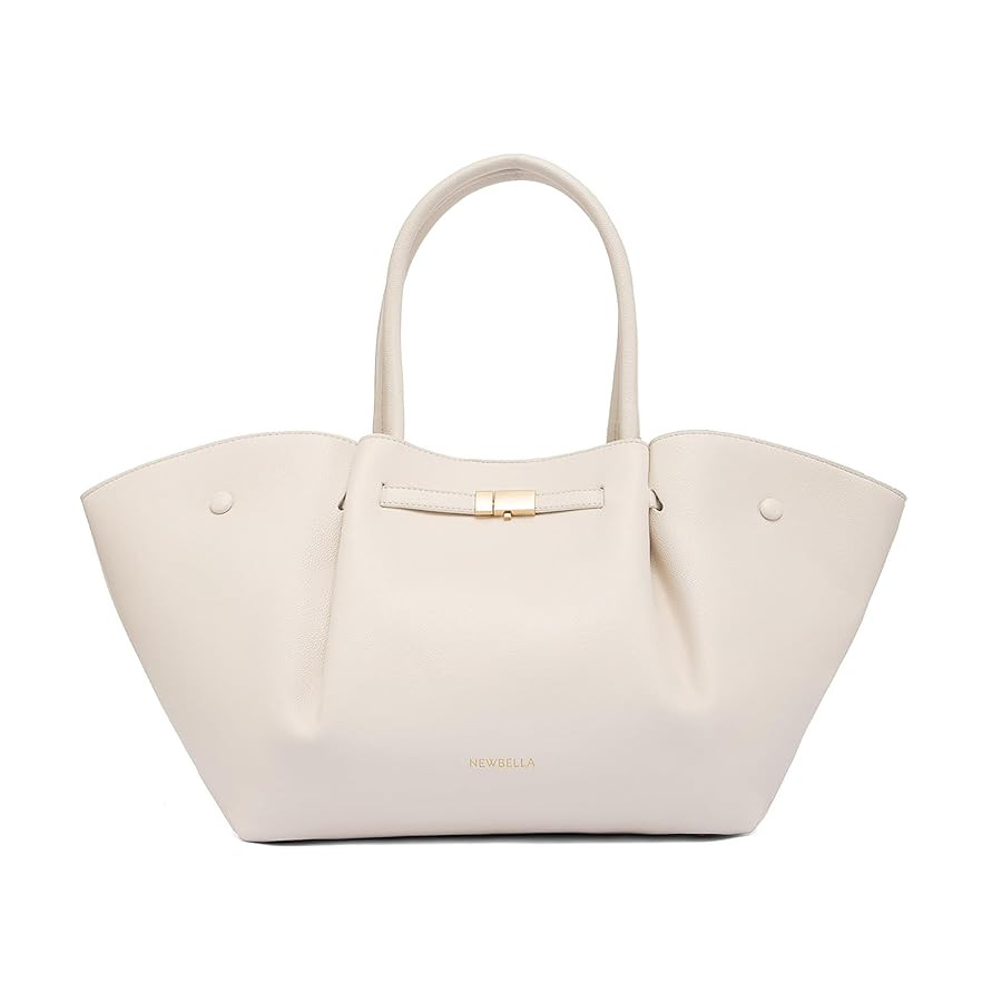 Women's Vegan Leather Tote Bag,15L Large Capacity Bag, Vintage Hobo Shoulder Purse with Top Handl... | Amazon (US)