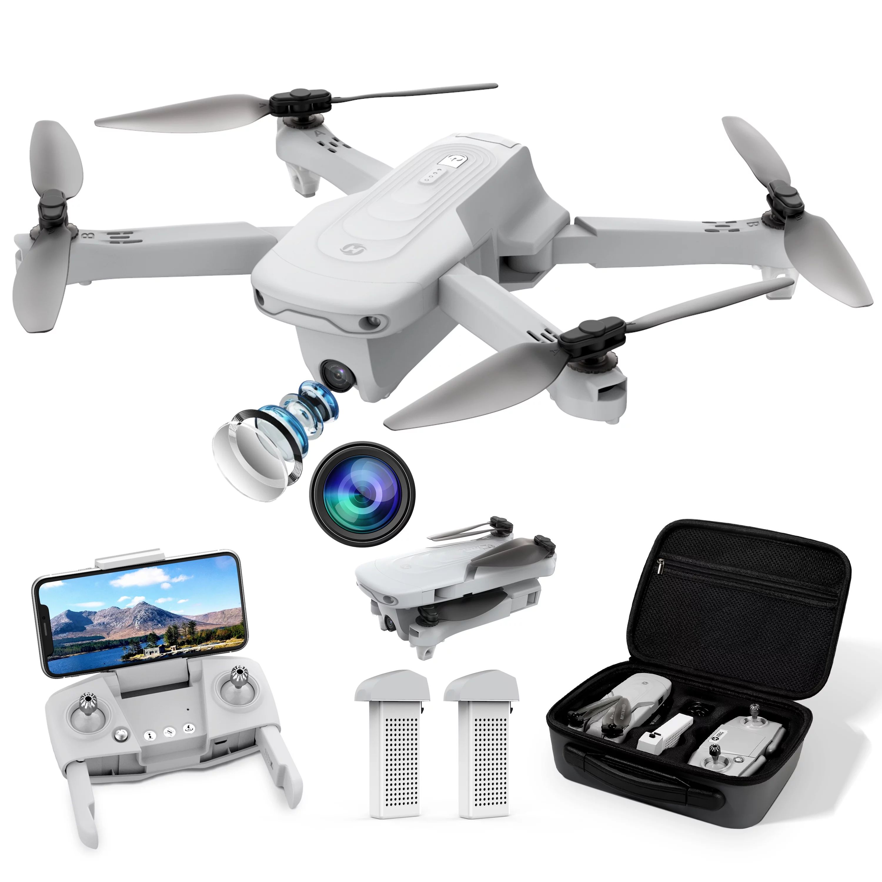 Holy Stone HS175 GPS Drone with Camera for Adults, RC Quadcopter with 2K Camera, Auto Return Home... | Walmart (US)