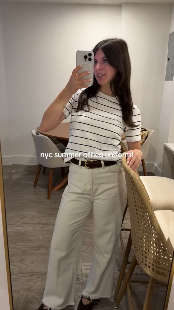 nyc summer outfit uniform🤍

#LTKmorningroutine #LTKPetite #LTKdayinmylife