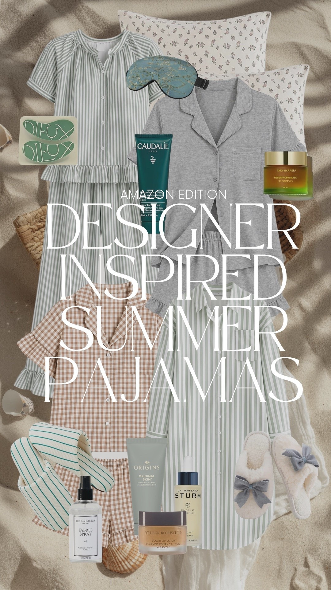 Designer inspired summer pajamas! 

#LTKBeauty #LTKgrwm #LTKootd
