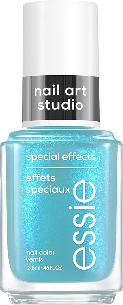 essie Nail Art Studio Special Effects Polish, Shimmer, Riviera Rush, Blue Nail Polish, Vegan, Bik... | Amazon (US)