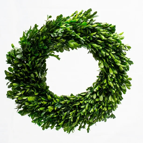Richland Preserved Boxwood Wreath 17" - Walmart.com | Walmart (US)