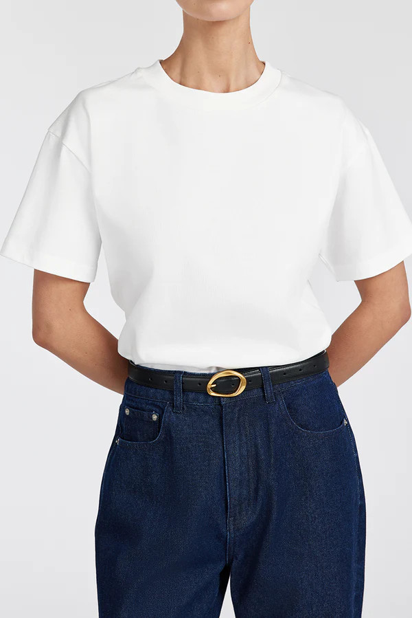 NOAH OFF WHITE SIGNATURE COTTON TEE | DISSH