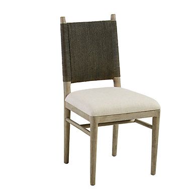 Bridget Dining Chairs Set of 2 with Handwoven Seagrass & Linen Blend Slip Seat | Ballard Designs, Inc.