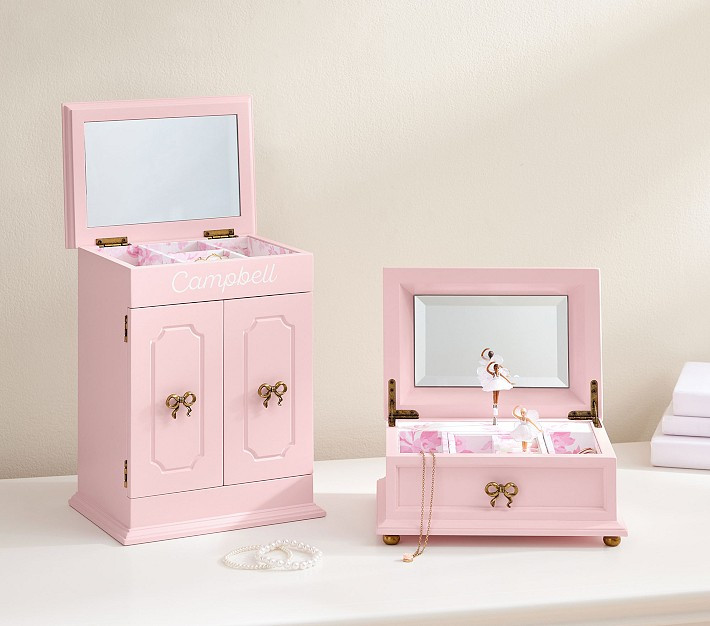 LoveShackFancy Bow Armoire Jewelry Box | Pottery Barn Kids