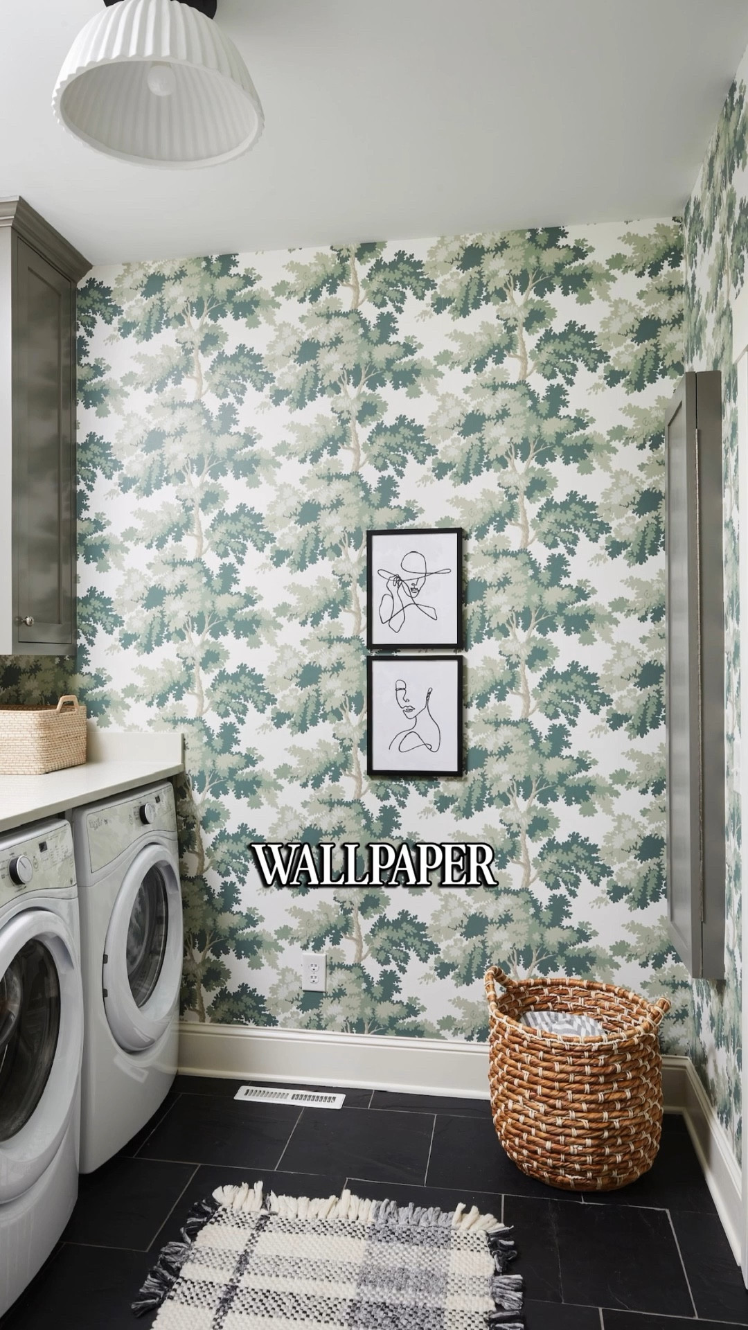 The one design element that completely changed the look of my laundry room renovation… Watch to find out what it was and shop all the sources, including my black slate floor tile and my cabinetry paint color from Benjamin Moore!

#LTKdayinmylife #LTKHome