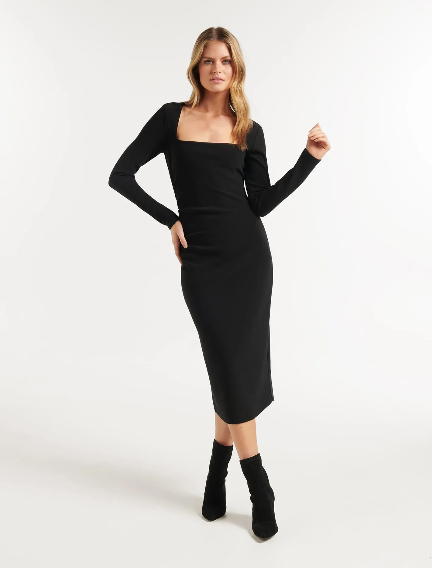 Clio Long Sleeve Midi Dress | Ever New (CA)