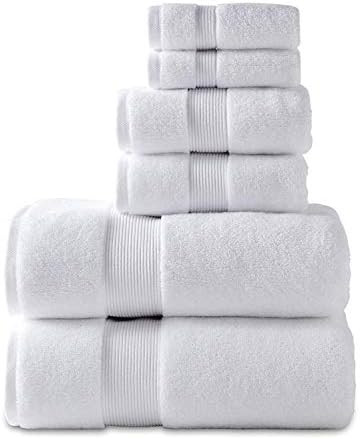 703 GSM 6 Piece Towels Set, 100% Cotton, Zero Twist, Premium Hotel & Spa Quality, Highly Absorben... | Amazon (US)
