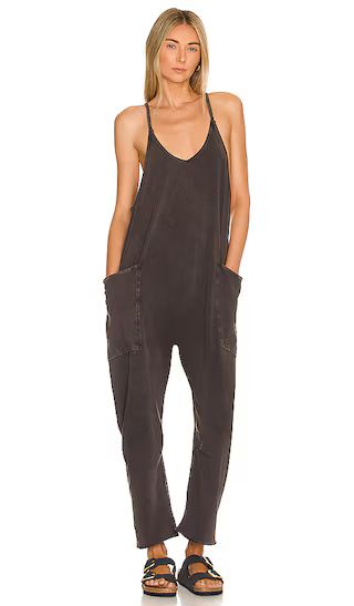 X FP Movement Hot Shot Onesie in Washed Black | Revolve Clothing (Global)