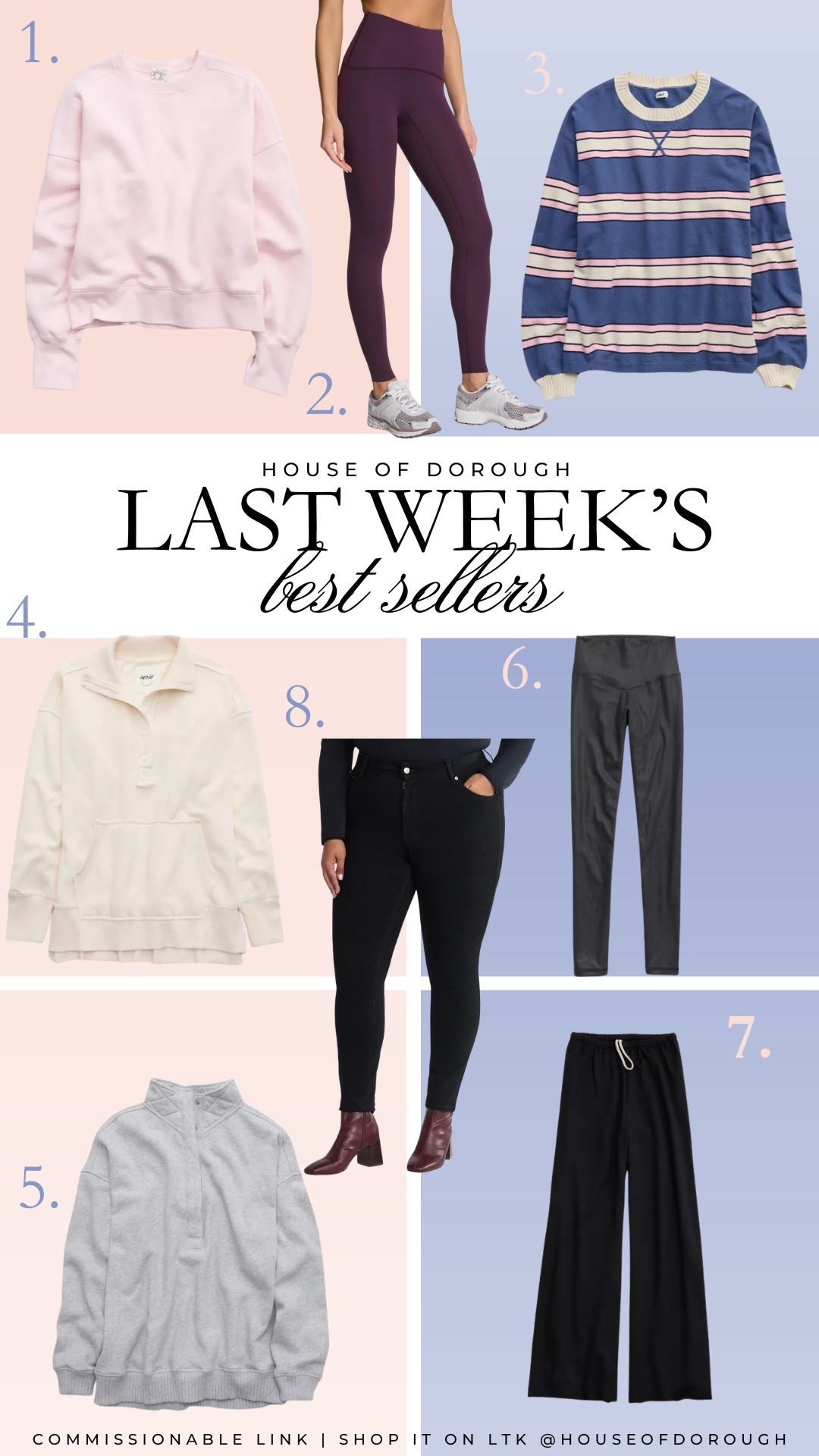 Last week’s best sellers! Wearing an XXL in all! The leggings are a 2X and the jeans are 20, size up if in between.

Plus size fashion, everyday outfit, aerie fashion, midsize fashion, affordable fashion, mom style, trendy outfit ideas

#LTKMidsize #LTKOver40 #LTKPlusSize