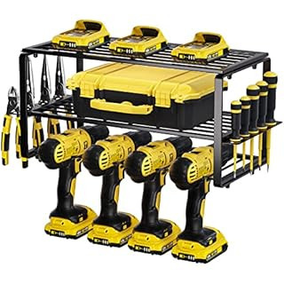 2 Pack Power Tool Organizer, Garage Organization and Storage, Drill Holder Wall Mount, Utility Ra... | Amazon (US)