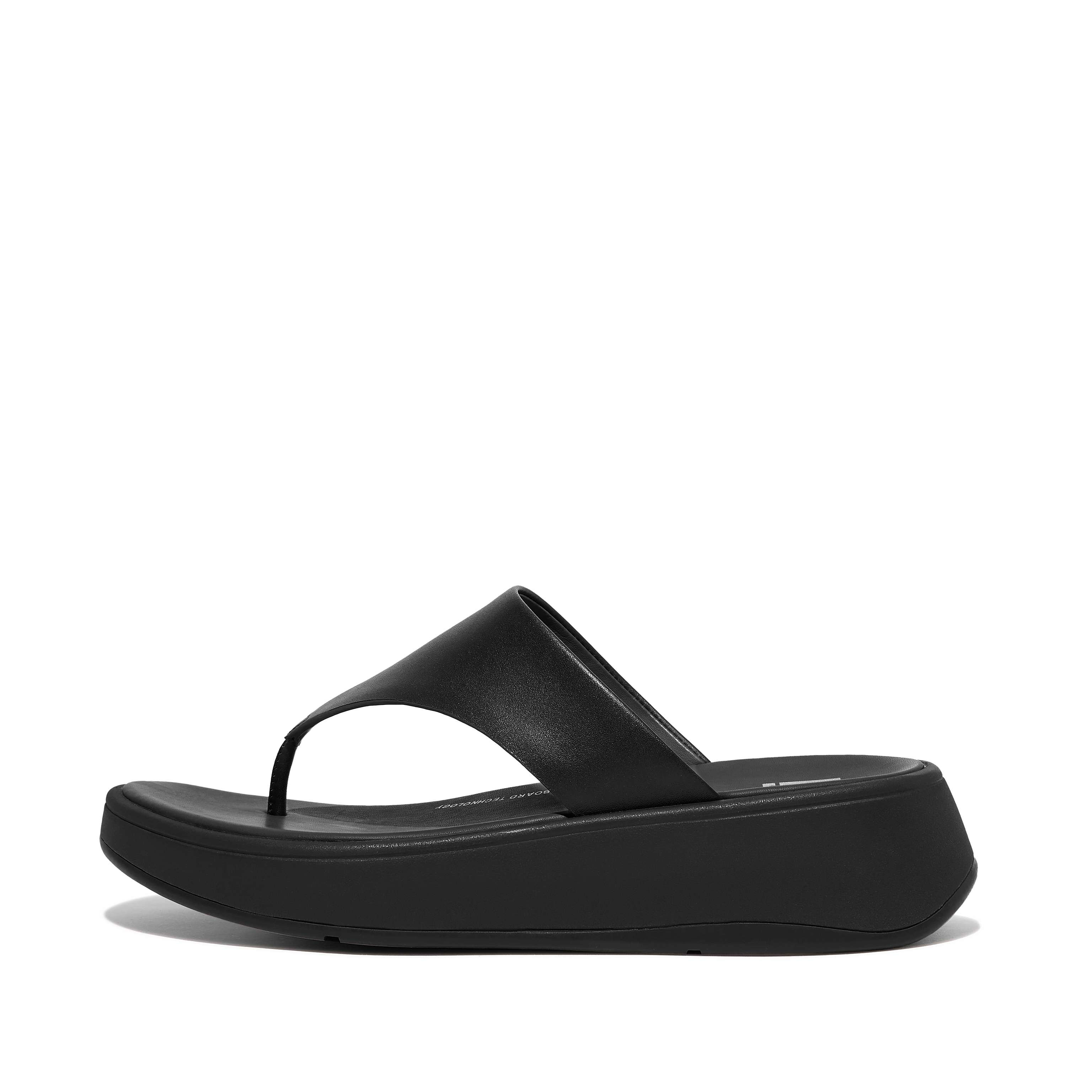 F-MODELeather Flatform Toe-Post Sandals | FitFlop (UK)
