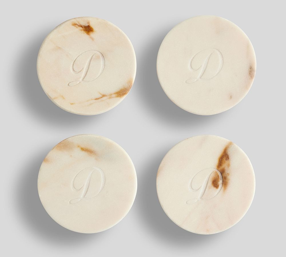Sweet July Handcrafted Marble Coasters - Set of 4 | Pottery Barn (US)