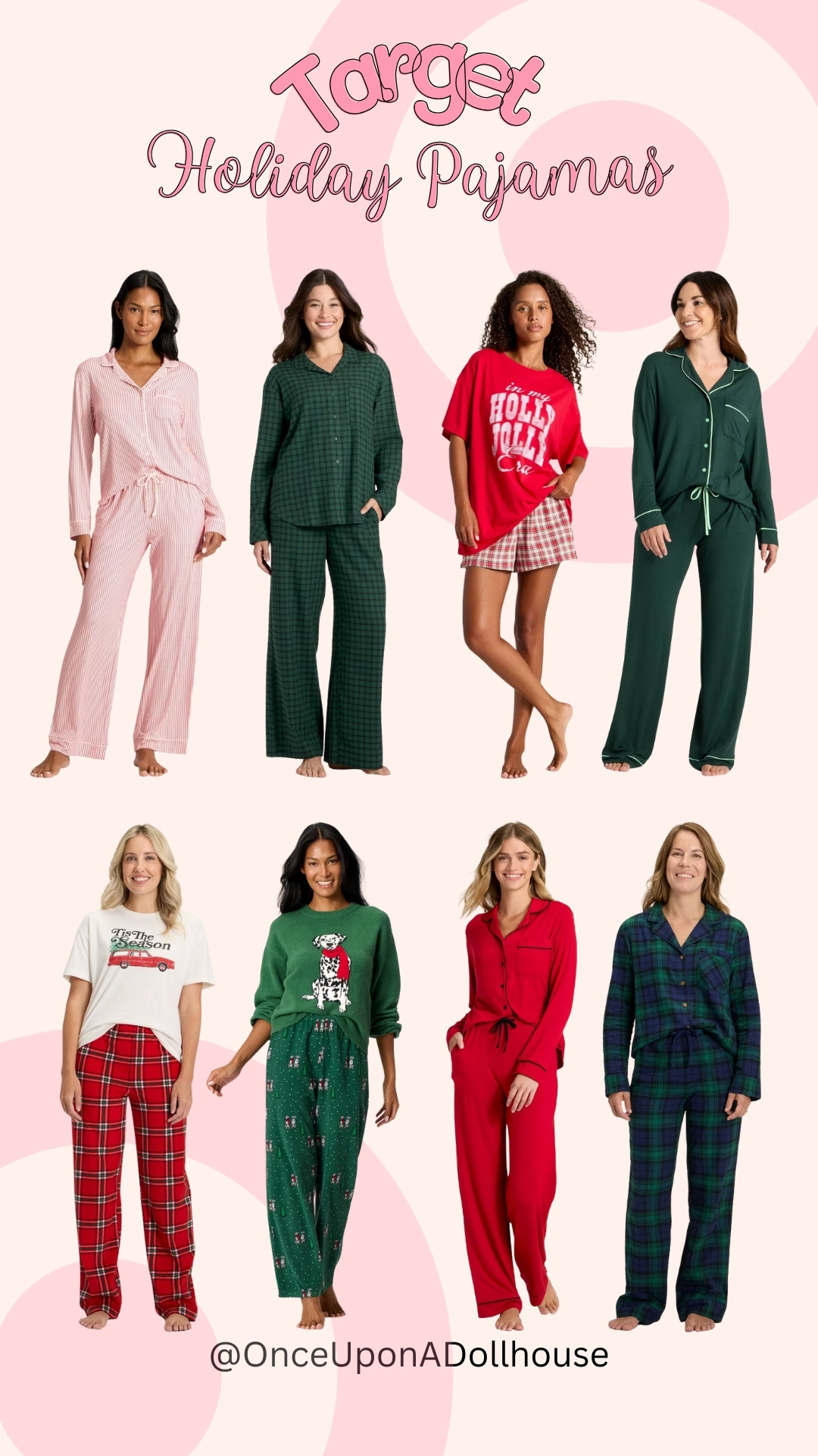 Target holiday pajamas! 

Sets, top, shorts, pants

#LTKGiftGuide #LTKootd #LTKHoliday