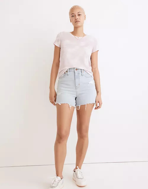 The Curvy Momjean Short in Flintwood Wash | Madewell