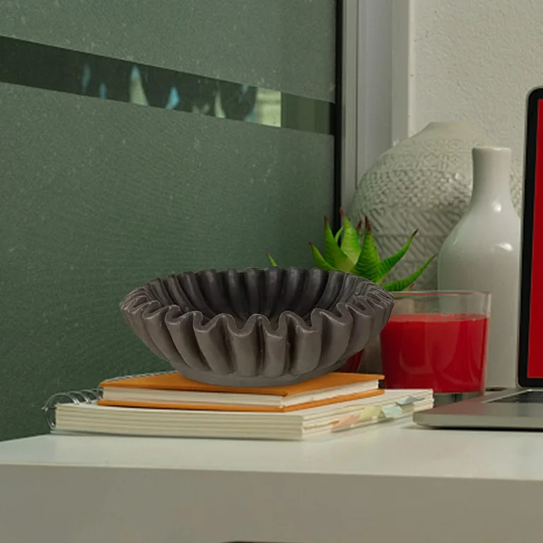 WANYR Large Decorative Bowl - White Decorative Bowls for Home Decor - Organic Modern Home Decor B... | Walmart (US)