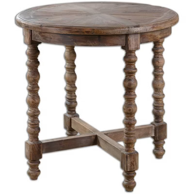 Uttermost Samuelle 26" Wide Reclaimed Wood End Table | Target
