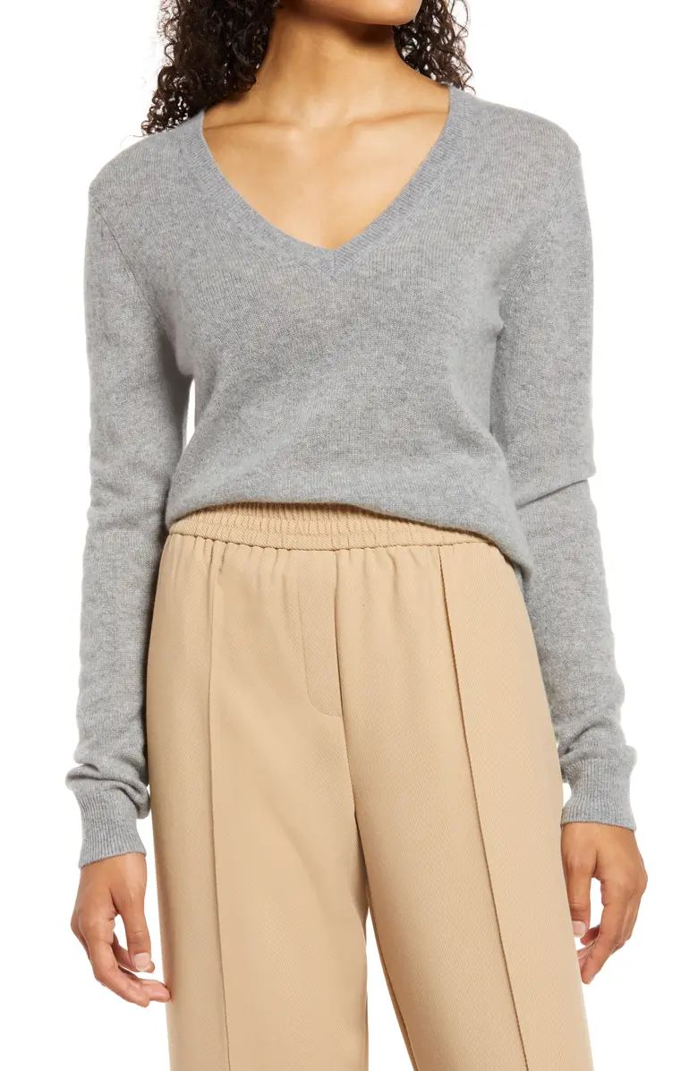 Whether lounging at home or catching up with friends at lunch, this cozy cashmere top with its de... | Nordstrom