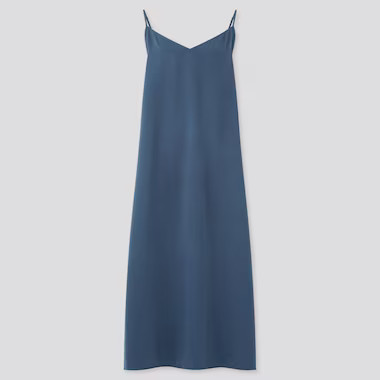 WOMEN CAMISOLE SIDE-SLIT LONG DRESS | UNIQLO (US)