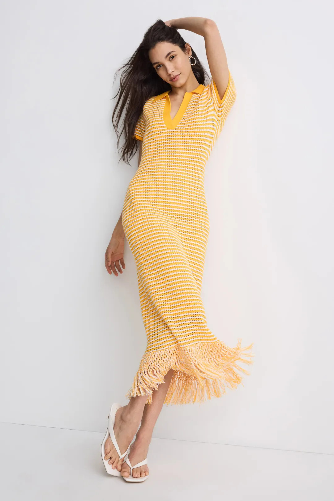 Fringe Knit Dress | Rent the Runway