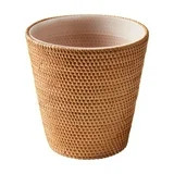 Better Homes & Gardens Rattan Bathroom Trash Can | Walmart (US)
