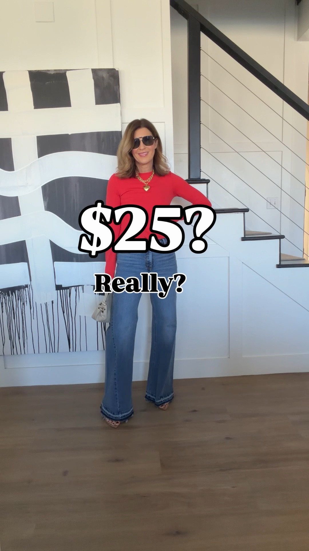 Luxury isn’t about price! These jeans are $25, and I’m picky about denim! ✨❤️⬇️
•
•
•
•
•
Trendy fashion that works for ANY body! 
✔️ room to move
✔️ great comfort
✔️short, regular, and long
✔️size inclusive 🫶🏼

Follow for more affordable finds and budget-friendly ideas ⬇️⬇️⬇️
Red tee- M
Jeans- 4 regular (true to size) I’m 5’6 wearing a kitten heel but jeans work with flats, too


#LTKootd #LTKOver40