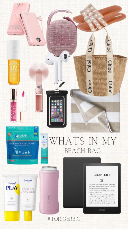 What’s in my beach bag!

Beach bag, beach towel, liquid iv, kindle, koozie, BruMate, lip oil, headphones, portable fan, portable charger, portable speaker, sandals, sun screen, face sunscreen  

#LTKtravel #LTKitbag #LTKSeasonal