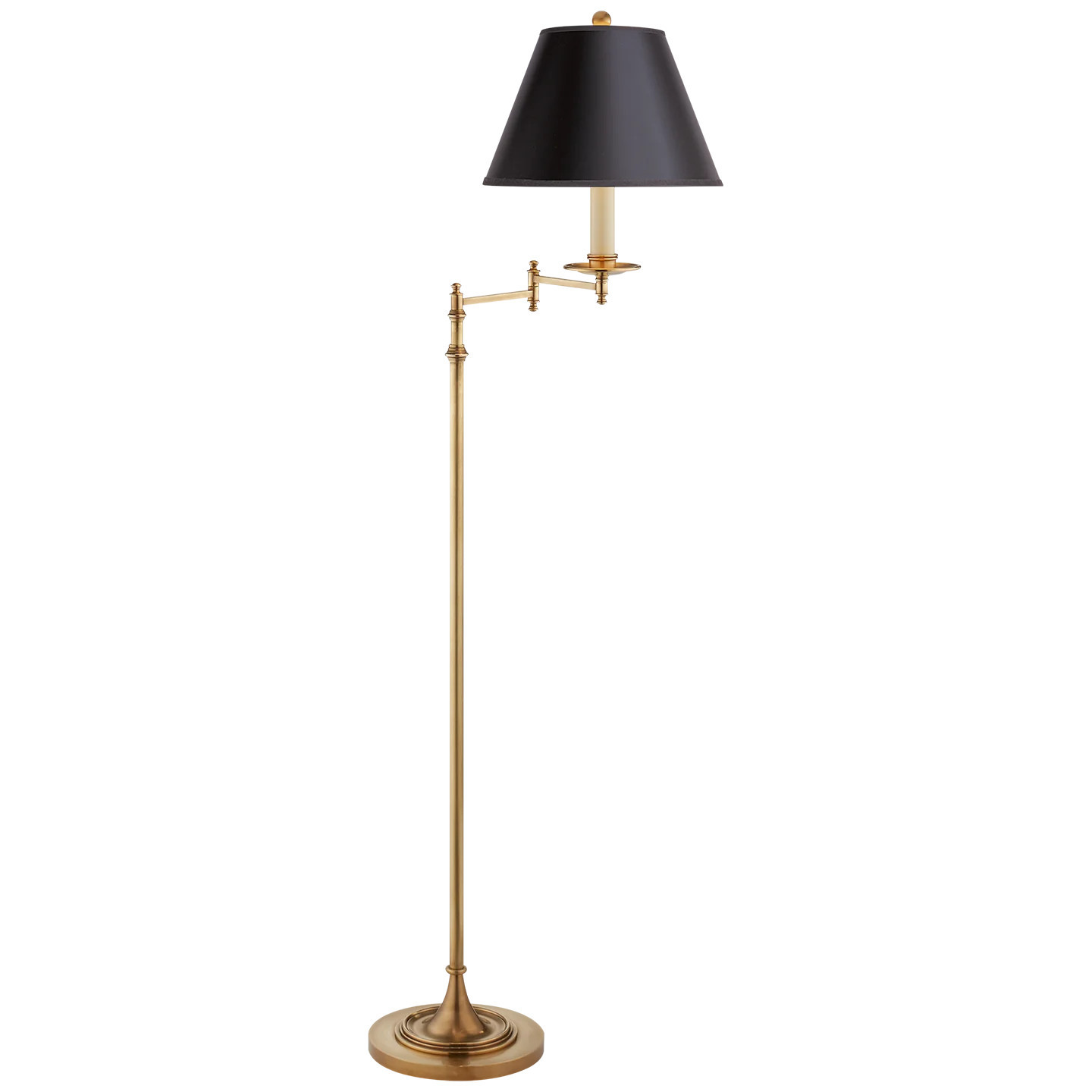 Dorchester Swing Arm Floor Lamp in Various Designs | Burke Decor