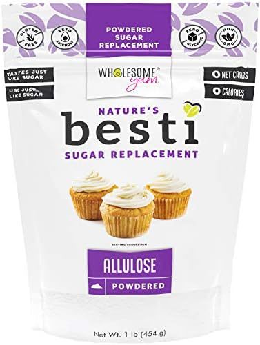 Wholesome Yum Besti Keto Powdered Allulose Sweetener - Natural Powdered Sugar Replacement (16 oz ... | Amazon (US)