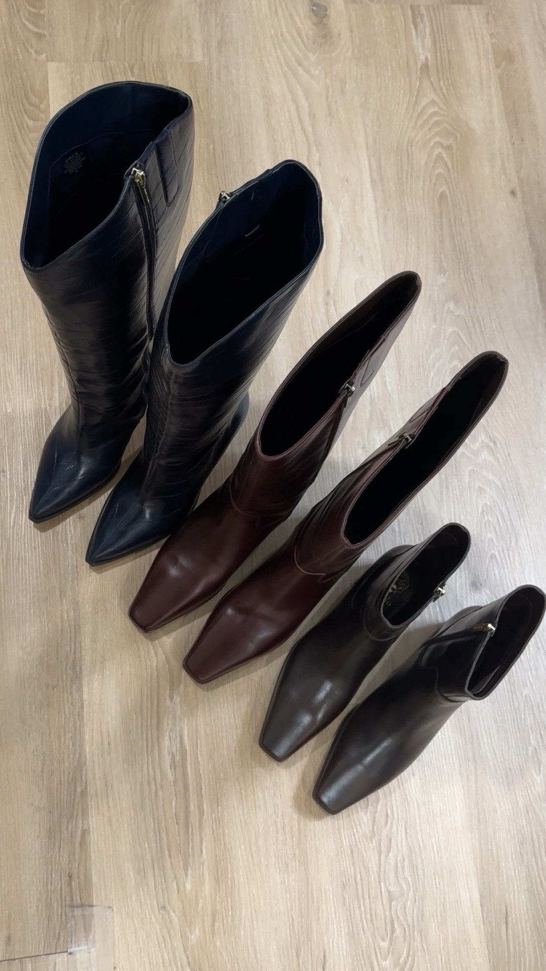 One boot was never going to be enough. I picked three completely different @vincecamuto styles for fall: an unexpected navy tall boot, a rich burgundy riding boot, and a higher-shaft bootie.
Three different vibes, three different ways to change the whole attitude of an outfit. Which one are you picking: 1, 2 or 3? 👇🏾
Shop all three + the looks here.
 #VinceCamutoPartner #ad

#LTKSeasonal #LTKootd #LTKPlusSize
