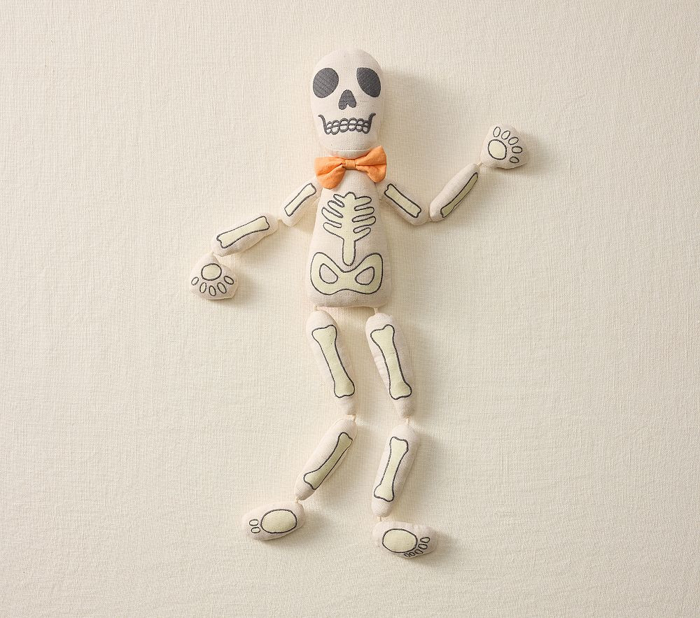 Halloween Glow-in-the-Dark Mr. Skeleton Designer Doll | Pottery Barn Kids