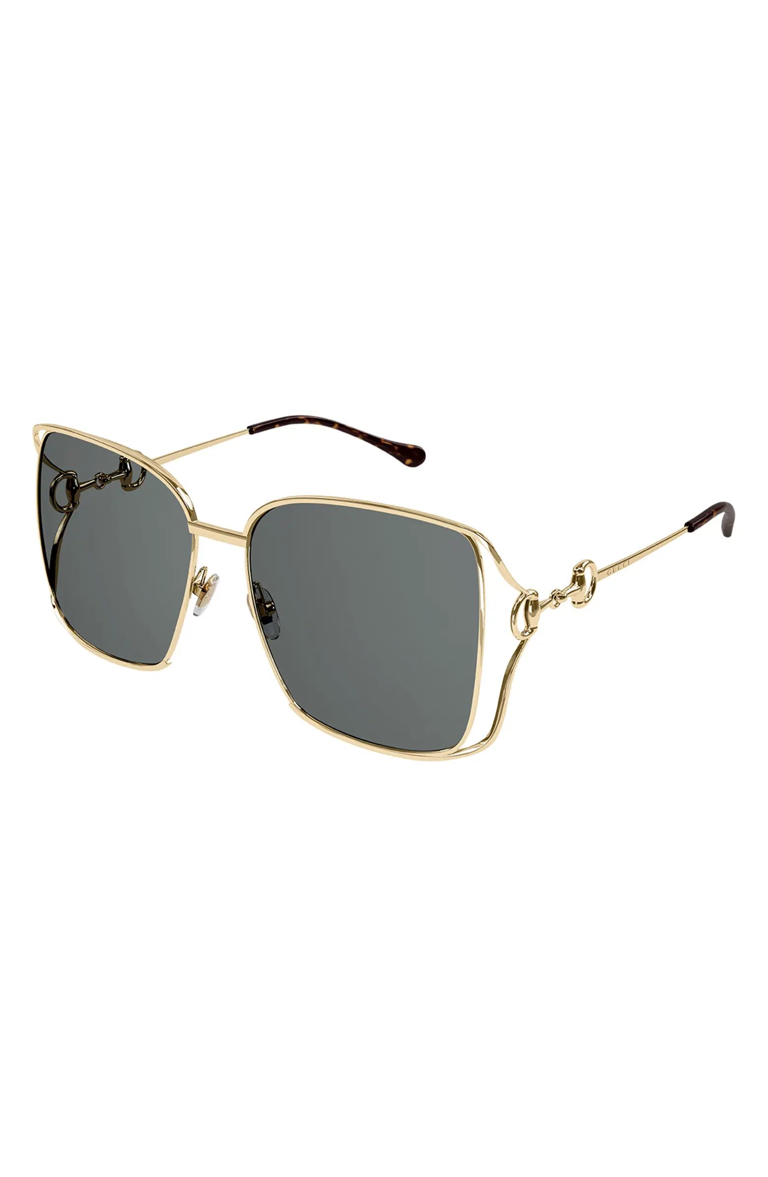Gucci 61mm Square Sunglasses | Nordstrom | Nordstrom
