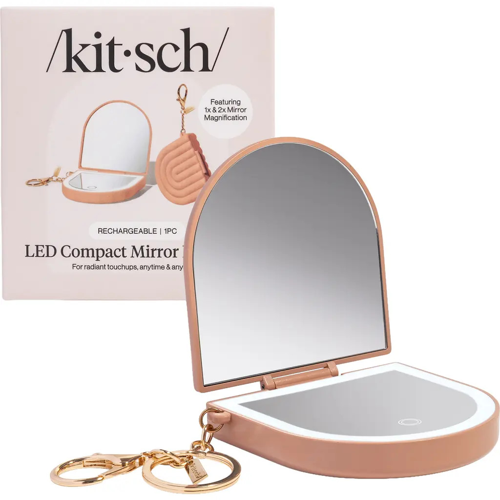 Kitsch Compact Mirror Keychain in Terracotta at Nordstrom Rack | Nordstrom Rack
