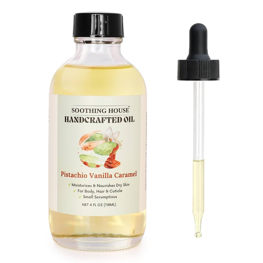 Pistachio Vanilla Caramel Body Oil - Nourishing Body Moisturizer for Soft, Glowing Skin with Jojo... | Amazon (US)