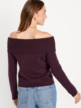 SoSoft Off-the-Shoulder Sweater for Women | Old Navy (US)