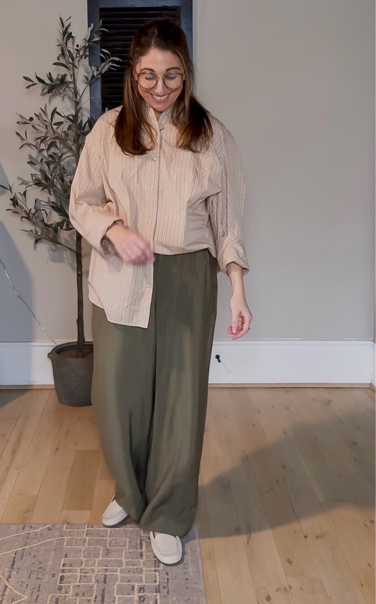 If i were teaching this year, I’d 100% wear this comfy casual outfit that still somehow seems office/work friendly? And even if you’re not a teacher, this is a great cool weather spring day outfit too! 
Top M / Pants M / Shoes (Marshall’s find I’ll link similar styles) tts

#LTKgrwm #LTKootd #LTKSeasonal
